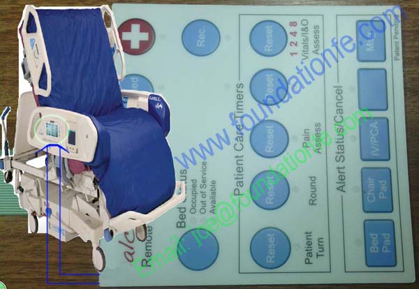 Medical equipment membrane switch