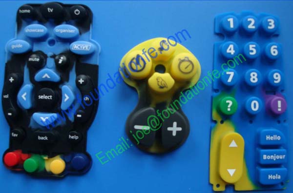 Silicone keys